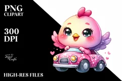 Smiling Cute Baby Car | Sublimation | Clipart Product Image 1