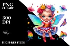 Fairy in Flamenco Dancer&#039;s Outfit PNG Product Image 1
