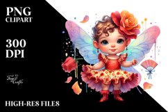 Fairy in Flamenco Dancer&#039;s Outfit PNG Product Image 3