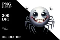 Funny Halloween Spider Smile | Sublimation | Clipart Product Image 2