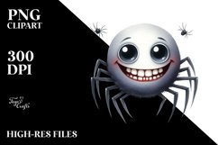 Funny Halloween Spider Smile | Sublimation | Clipart Product Image 1