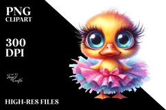 Baby Duck Tutu PNG Product Image 2
