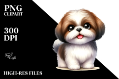 Cartoon Shih Tzu PNG Product Image 2