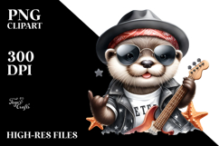 Cute Energetic Otter PNG Product Image 2