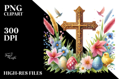 Easter Cross PNG Product Image 2
