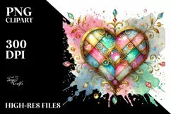 Colorful Heartglass, High-Res PNG Product Image 2