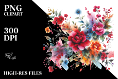 colorful,floral frame Product Image 2