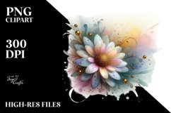 Daisy with Golden Insertions | Clipart Product Image 3