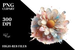 Daisy with Golden Insertions | Clipart Product Image 3