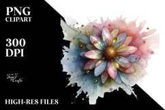 Daisy with Golden Insertions | Clipart Product Image 1