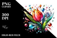 colorful Stained with Tulip Product Image 3