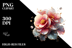 Abstract Begonia PNG Product Image 2