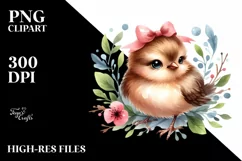 Cute Baby Bird, Transparent PNG Product Image 3