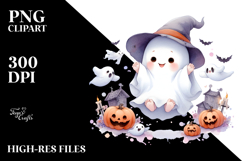 Halloween Baby Ghost, Transparent PNG Product Image 2