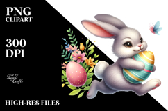 Running Bunny with Easter Egg Product Image 2