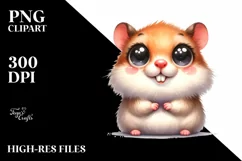 Proud Baby Hamster Sitting Clipart Product Image 3