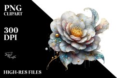 Material Abstract Camellia Splash Design | Clipart Product Image 1