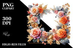 Colorful Abstract Horizontal Frame | Clipart Product Image 2