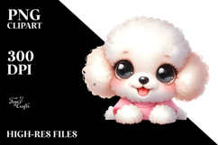 Baby Cartoon Poodle, Transparent PNG Product Image 2