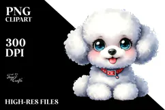 Baby Cartoon Poodle, Transparent PNG Product Image 2
