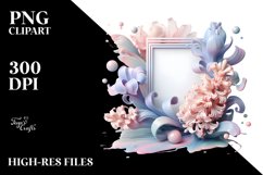 Glossy Hyacinth Watercolor Splash PNG Product Image 2