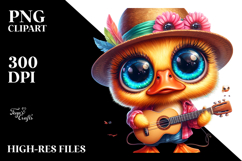 Baby Duck Guitar PNG Product Image 2