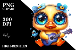Baby Duck Guitar PNG Product Image 2