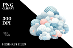 Very Simple Whimsical Cloud PNG Product Image 2