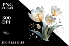 Tulip Watercolor Splash PNG Product Image 2