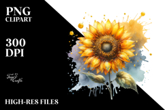 Sunflower with -Like Material, High-Resolution PNG Product Image 2