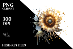 Sunflower with -Like Material, High-Resolution PNG Product Image 2