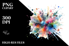 Colorful Brushstroke PNG Product Image 2