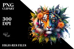 Vibrant Tiger, 20 oz Tumbler Product Image 2