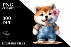 Akita Contempt Expression | Clipart Product Image 3