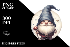 Vintage Smiling Gnome PNG Product Image 2