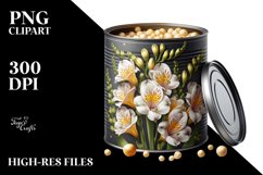 Detailed Can Freesia Clipart Product Image 3