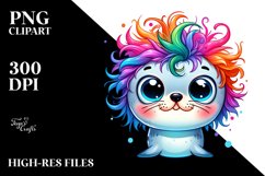 Smiling Baby Seal Clipart Product Image 3