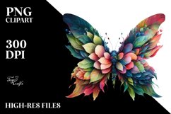 Vibrant Abstract Butterfly PNG Product Image 1