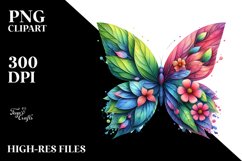 Vibrant Abstract Butterfly PNG Product Image 3
