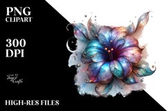 Abstract Shiny Petunia Clipart Product Image 1