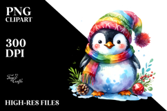 Colorful Penguin | Clipart Product Image 2