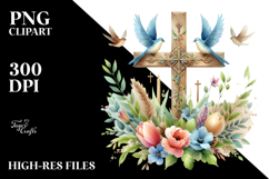 Easter Cross PNG Product Image 2