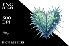 Washed Heart Spikes PNG Product Image 2