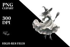 Vintage Dancing Witch PNG Product Image 2