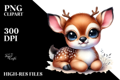 Cute Energetic Deer PNG Product Image 2
