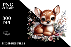 Energetic Baby Deer PNG Product Image 2