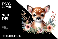 Cute Energetic Deer PNG Product Image 2