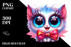 Cute Baby Fary Tiny Bowtie PNG Product Image 2
