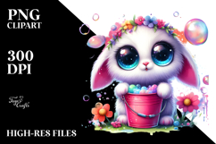 Baby Rabbit Bubble PNG Product Image 2