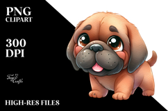 Cartoon Mastiff PNG Product Image 2
